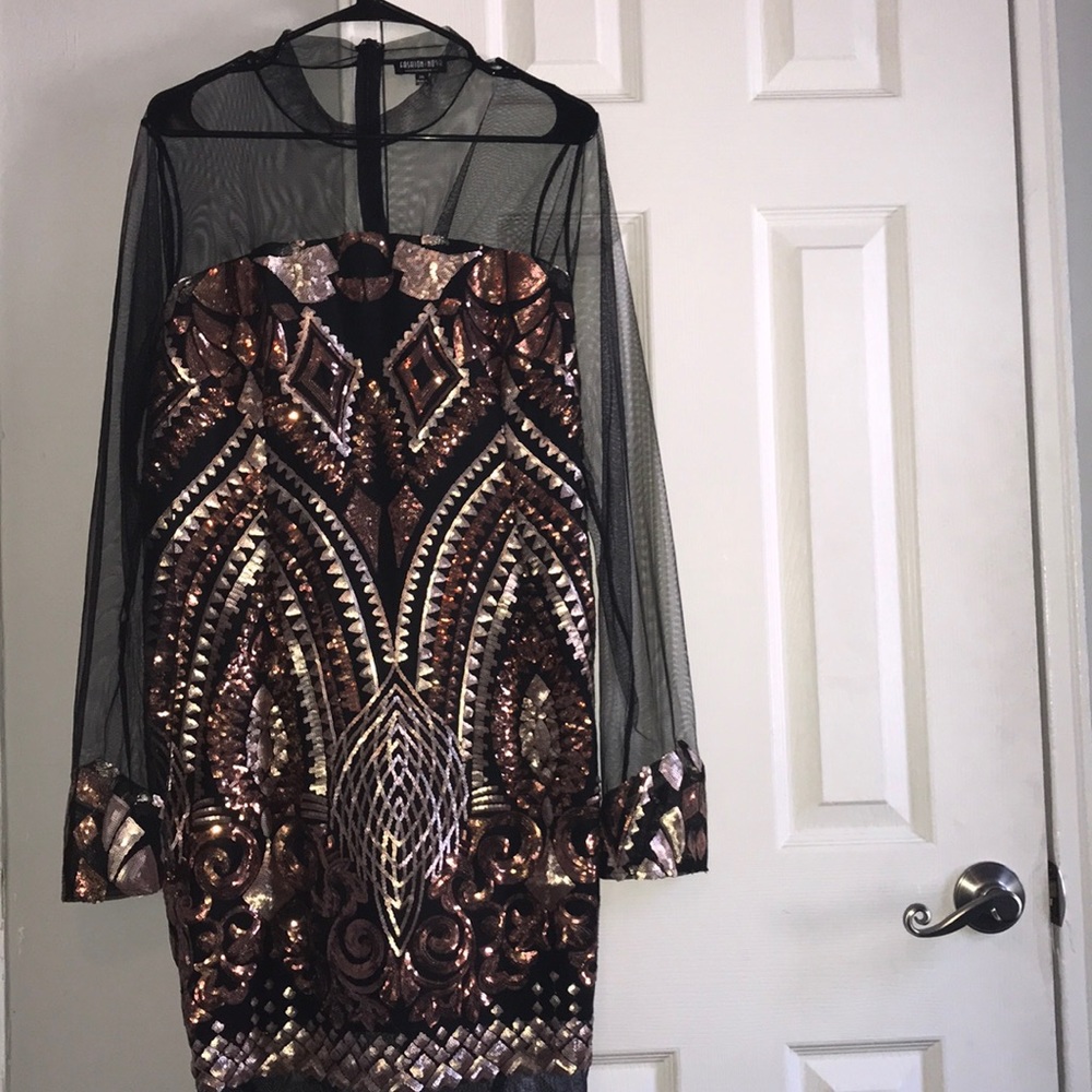 Fashionnova Marquee Sequin Dress..Never Worn!